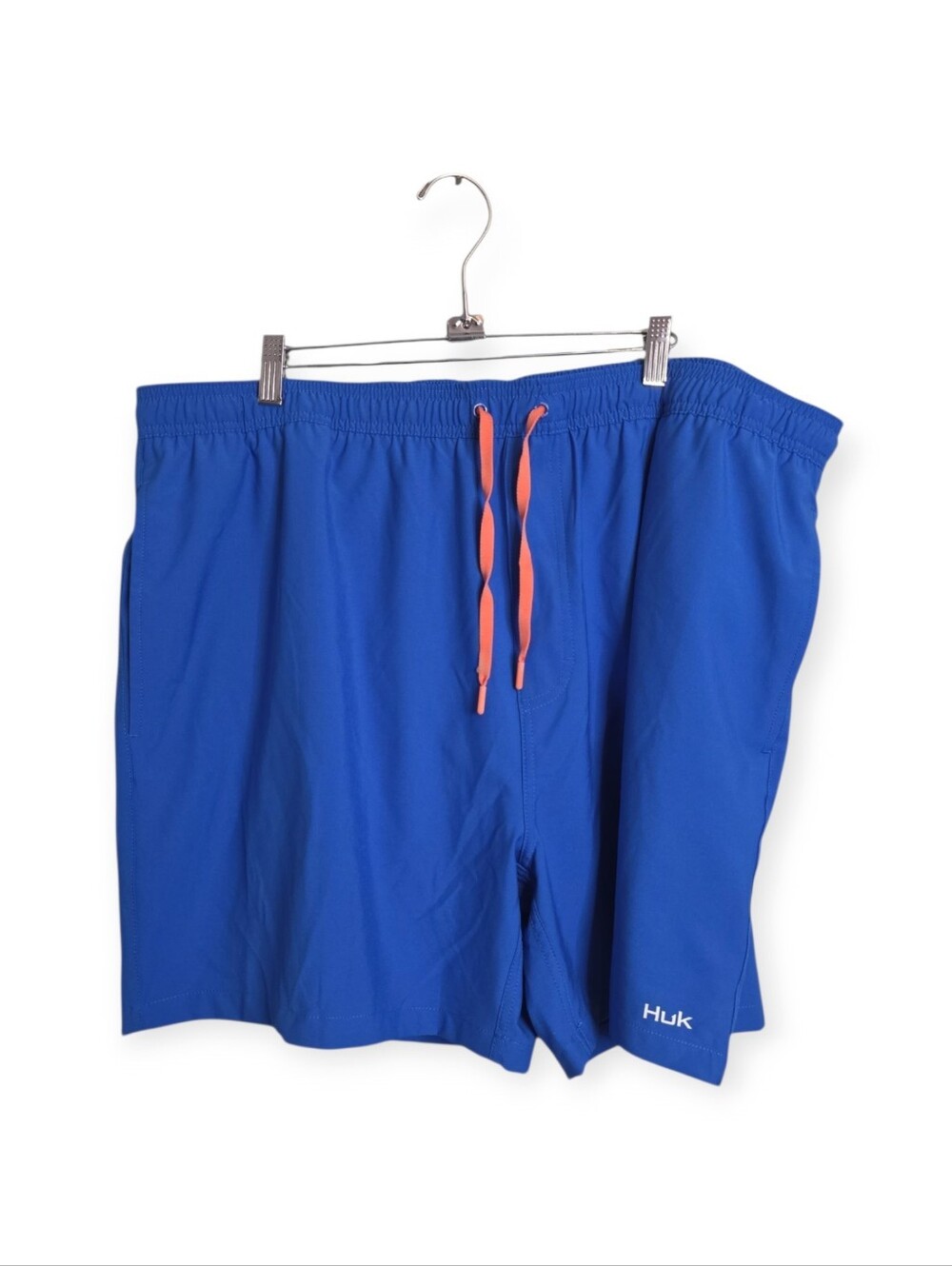 Mens NWOT Huk blue swim trunks, size XXXL